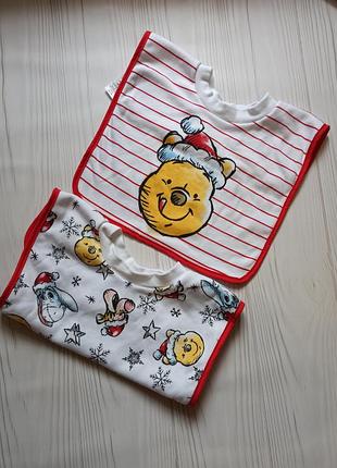 Набор новогодних слюнявчиков