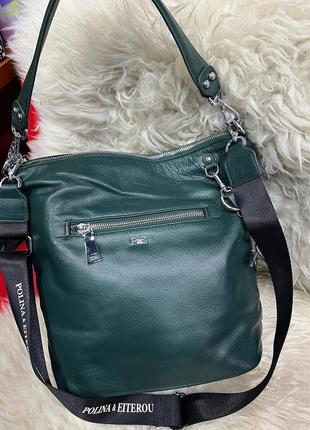 Шкіряна сумка polina eiterou