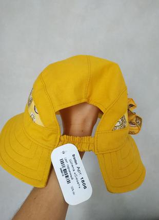Женская летняя шляпка "сюзет" - 1806 горчичный3 фото