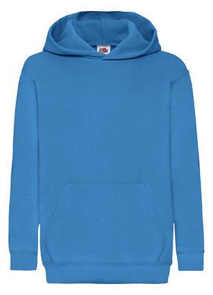 Толстовка на флисе с двойным капюшоном детская - 62043-zu ультрамарин