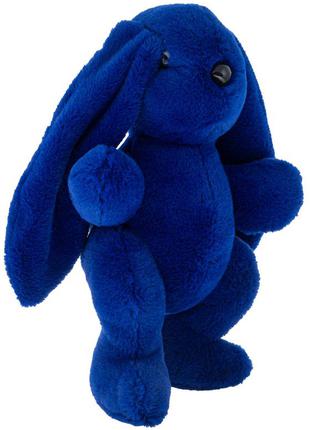 Плюшевая игрушка кролик синий2 фото
