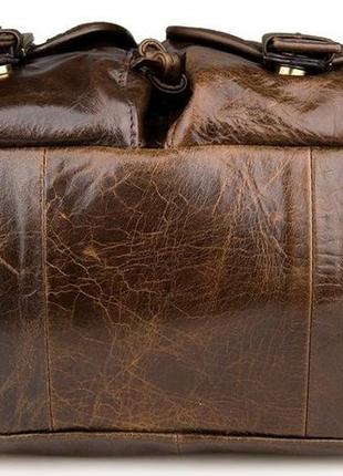 Рюкзак vintage 14234 коричневий6 фото