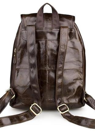 Рюкзак vintage 14234 коричневий4 фото
