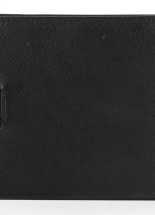 Портмоне мужское karya 17105 кожаное черное5 фото