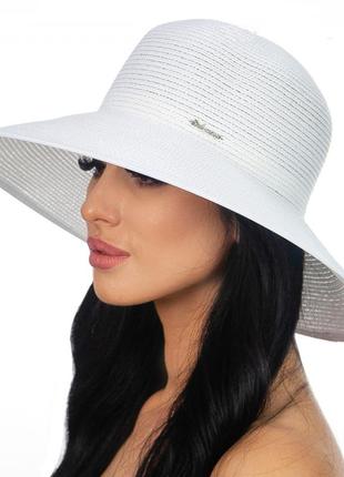 Летняя шляпа дель маре - 038а белая