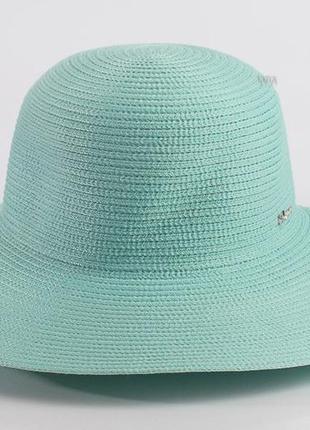 Летняя шляпа от солнца - 039 мятный2 фото