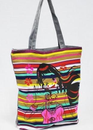 Пляжная сумка girl - s025