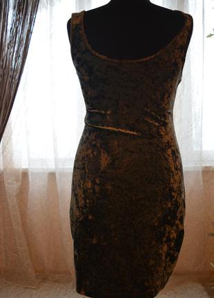 Велюрове (оксамитове) майка-сукня, футляр, міді, новий рік2 фото