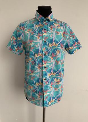 Рубашка гавайская 12 лет1 фото