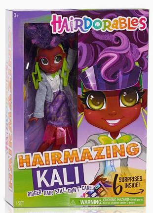 Лялька хэрдораблс калі hairdorables hairmazing kali fashion