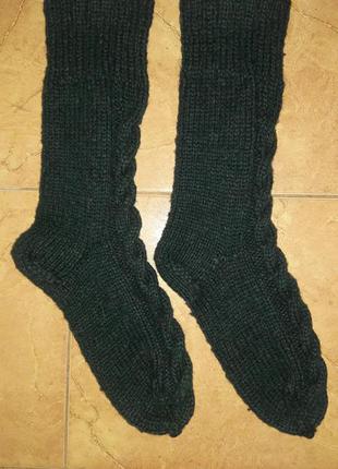 Носки гольфы вязаные