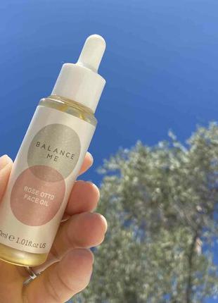 Питательная маселка для лица balance me rose otto face oil