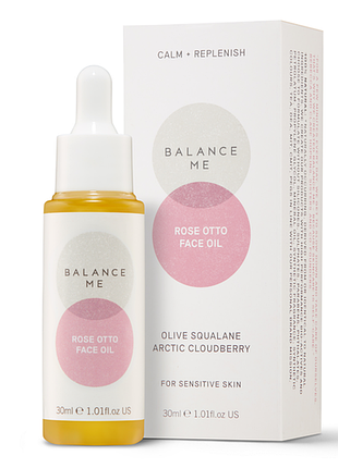Питательная маселка для лица balance me rose otto face oil