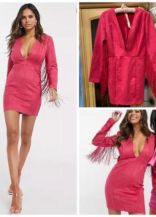 Продам красивое платье с бахромой saint geneis