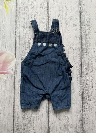 Крутий джинсовий комбінезон на хб підкладці fred&flo 18-24мес