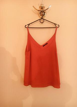 Батал большой размер стильная красная алая блуза блузка блузочка майка маечка