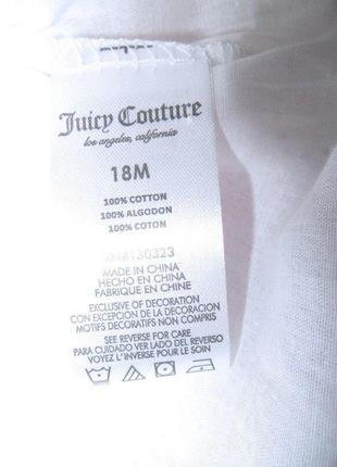 Костюм juicy couture туника и лосины на девочку 18 месяцев хлопок7 фото