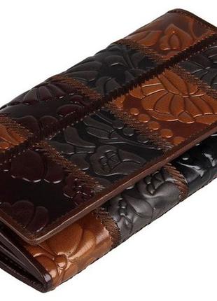 Кошелек женский vintage 14350 кожа коричневый