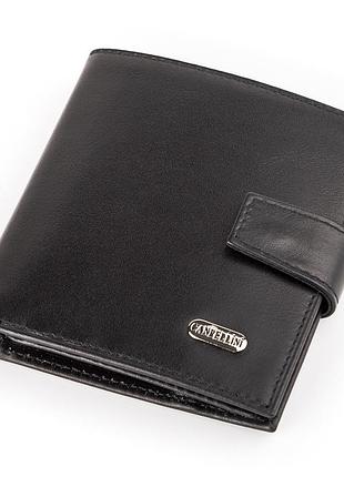 Портмоне из кожи canpellini 17027 черное