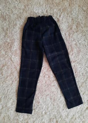 Кашемировые тёплые школьные брюки на 9 лет