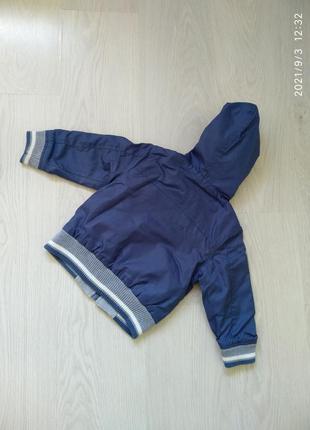Куртка, курточка двостороння, 1,5-2 роки2 фото