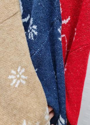 Різдвяні теплі светри з оленями для фотосесій та настрою4 фото
