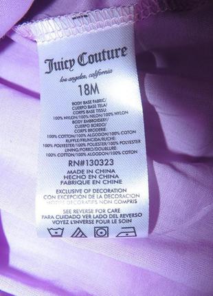 Костюм 2-ка платье туника и лосины леггинсы на девочку 18 месяцев juicy couture8 фото