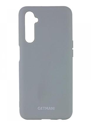 Чохол silicone cover getman for magnet для realme 6 pro blue mist