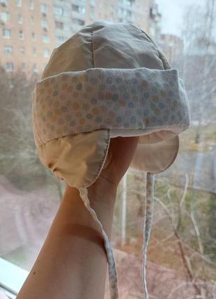 Зимняя шапочка для новорожденного