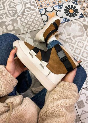 Ugg classic boom buckle chestnut женские угги3 фото