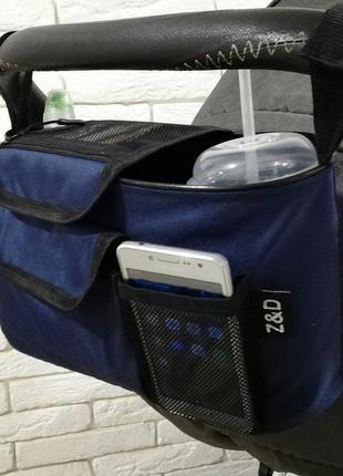 Сумка органайзер z&d універсальна на коляску для будь-коляски (zdrowe dziecko, польща) з3 фото