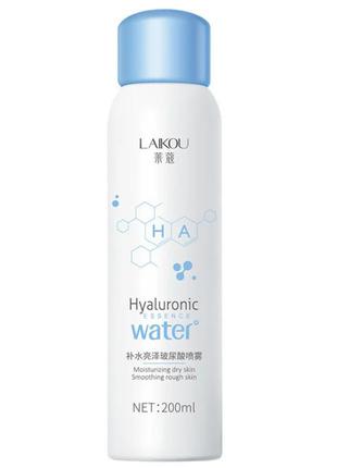 Термальная вода, спрей с гиалуроновой кислотой laikou hyaluronic