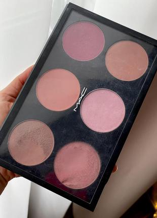M.a.c палетка румян и скульптора