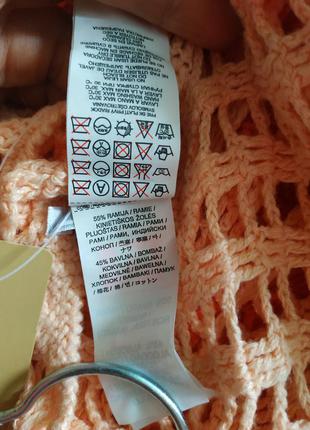 Пончо макраме юбка накидка шаль парео вязаная колорблок летняя mango hand made7 фото