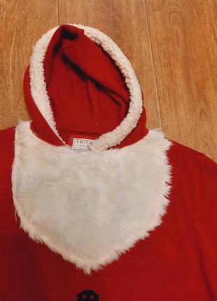 Светр санта клаус р. 44-46 s-m новорічний дід мороз потворний светр2 фото