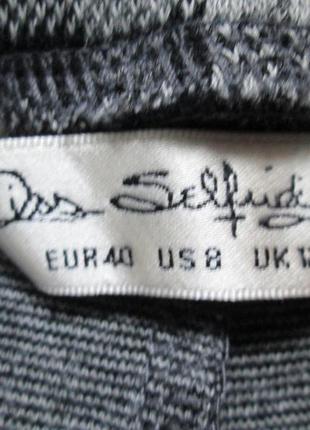 Шикарные стрейчевые трикотажные плотные брюки леггинсы в клетку miss selfidge 🍁🌹🍁6 фото
