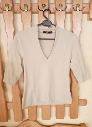 Блуза блузка футболка у виріз v1 фото