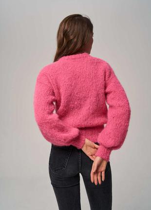 Базовый кроп-свитер из альпаки8 фото