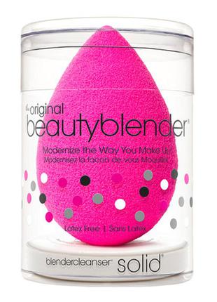 Спонж beautyblender и мини мыло solid blender cleanser1 фото