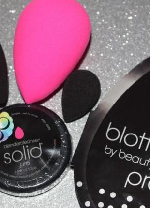 Набір beautyblender pro on the go (sponge/4шт. + cleaning/30g)