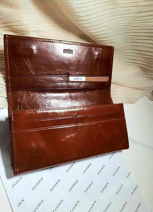 Легкий з блискавками гаманець з воскової шкіри ivorx магніт