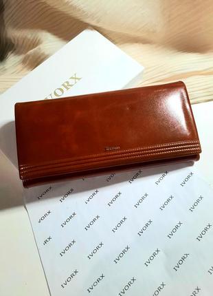 Легкий з блискавками гаманець з воскової шкіри ivorx магніт