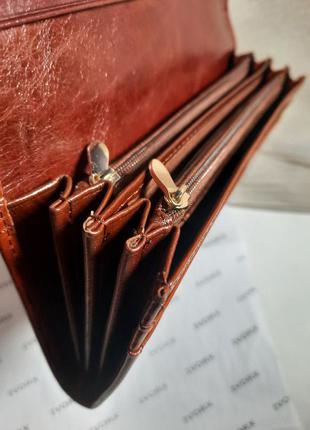 Легкий з блискавками гаманець з воскової шкіри ivorx магніт