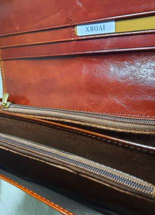 Легкий з блискавками гаманець з воскової шкіри ivorx магніт