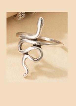 Крутое кольцо змея перстень рок готика2 фото
