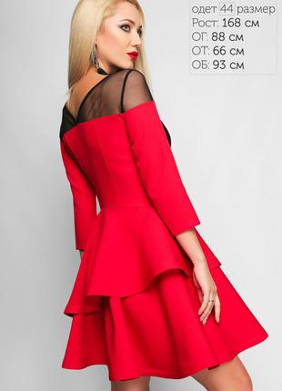Червона сукня розмір 424 фото
