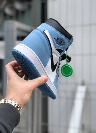 Nike air jordan 1 university blue мужские кроссовки найк аир джордан6 фото