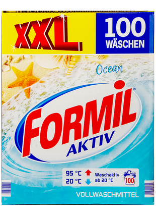 Універсальний порошок для прання formil active ocean 6,5 кг (100 прань)