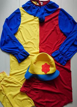 Карнавальный костюм клоуна безразмерный