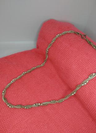 Чокер ожерелье плетеный